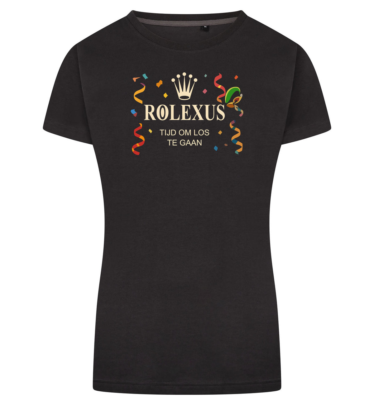 Rolexus T-Shirt Dames – antraciet