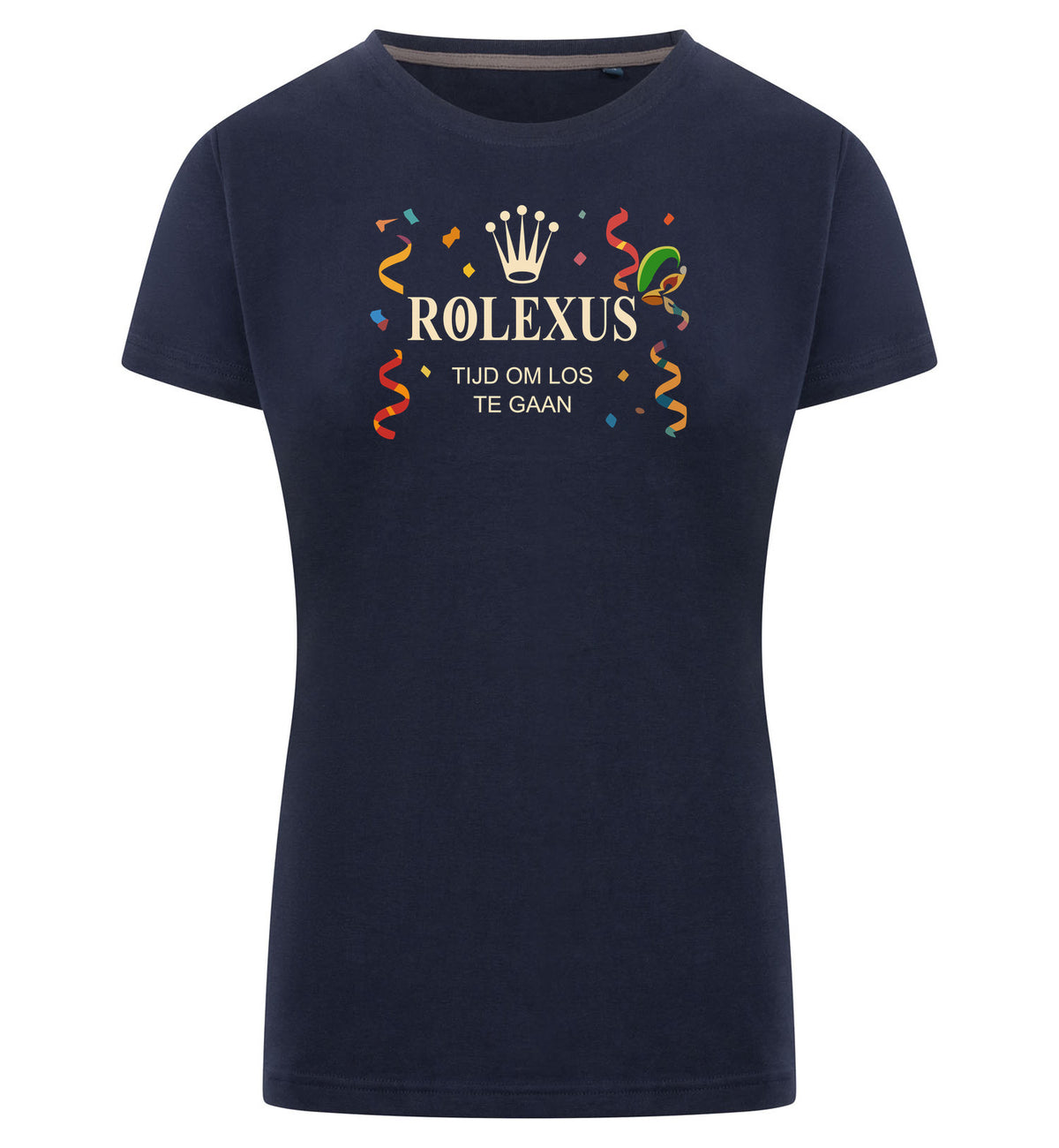 Rolexus T-Shirt Dames – navy