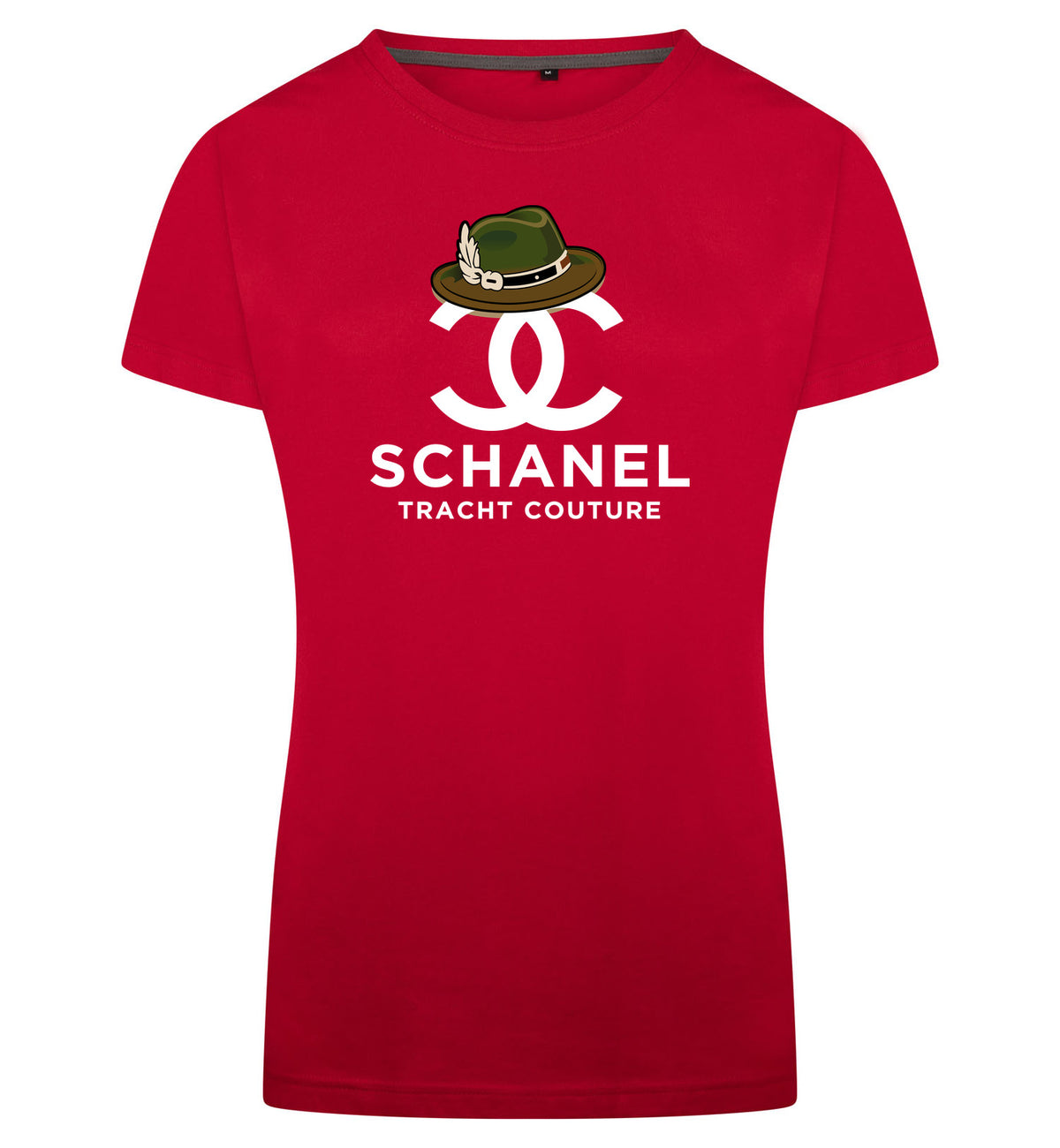 Schanel T-Shirt Dames – rood