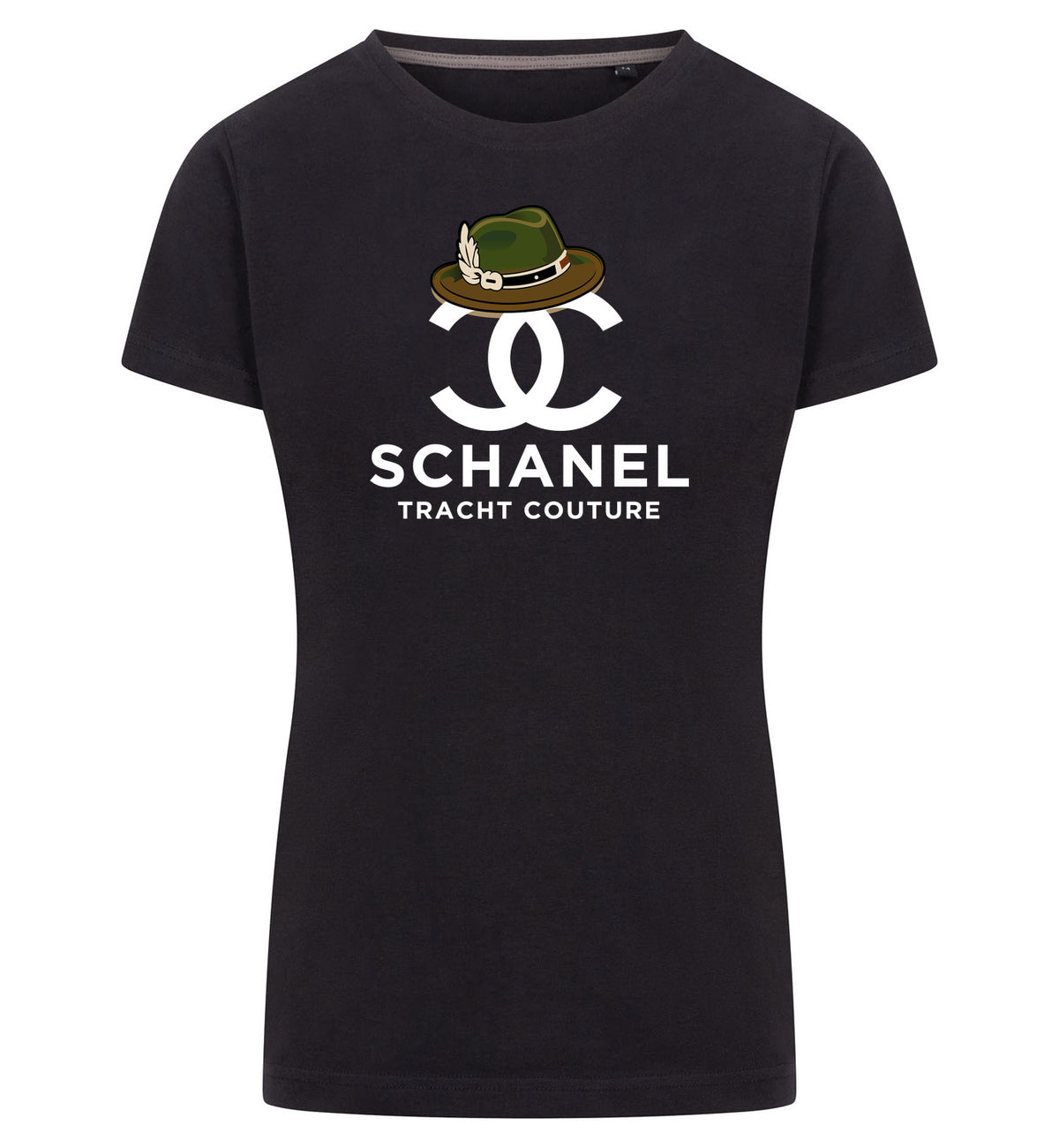 Schanel T-Shirt Dames – zwart