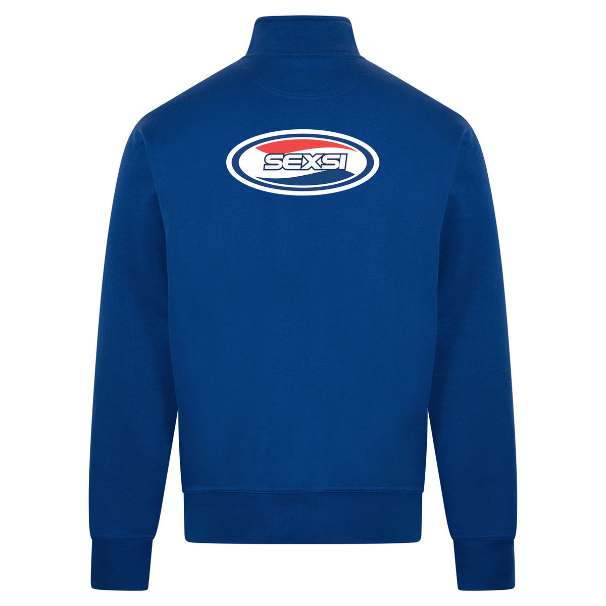 SEXSI Sweatvest – blauw – back