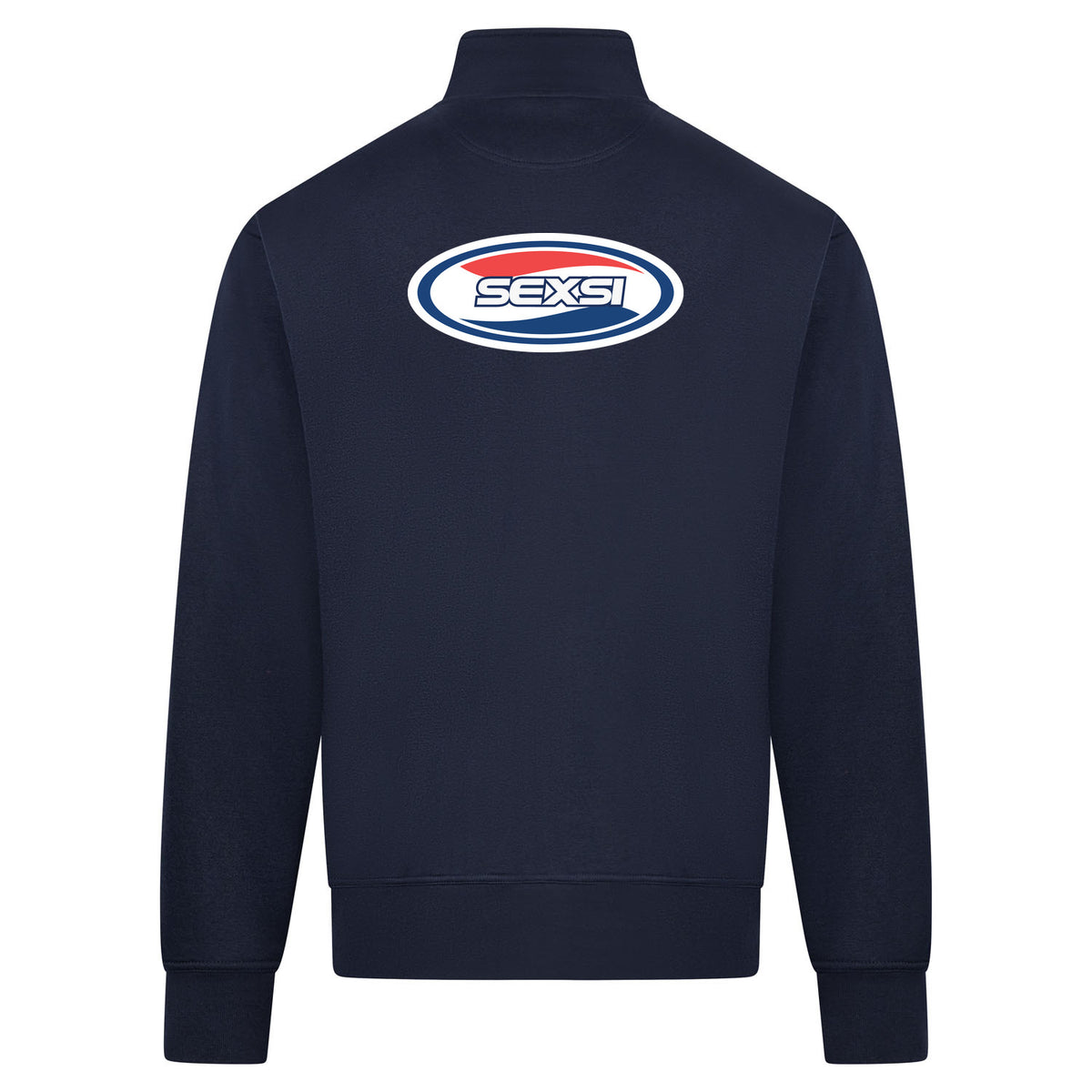 SEXSI Sweatvest – navy – back