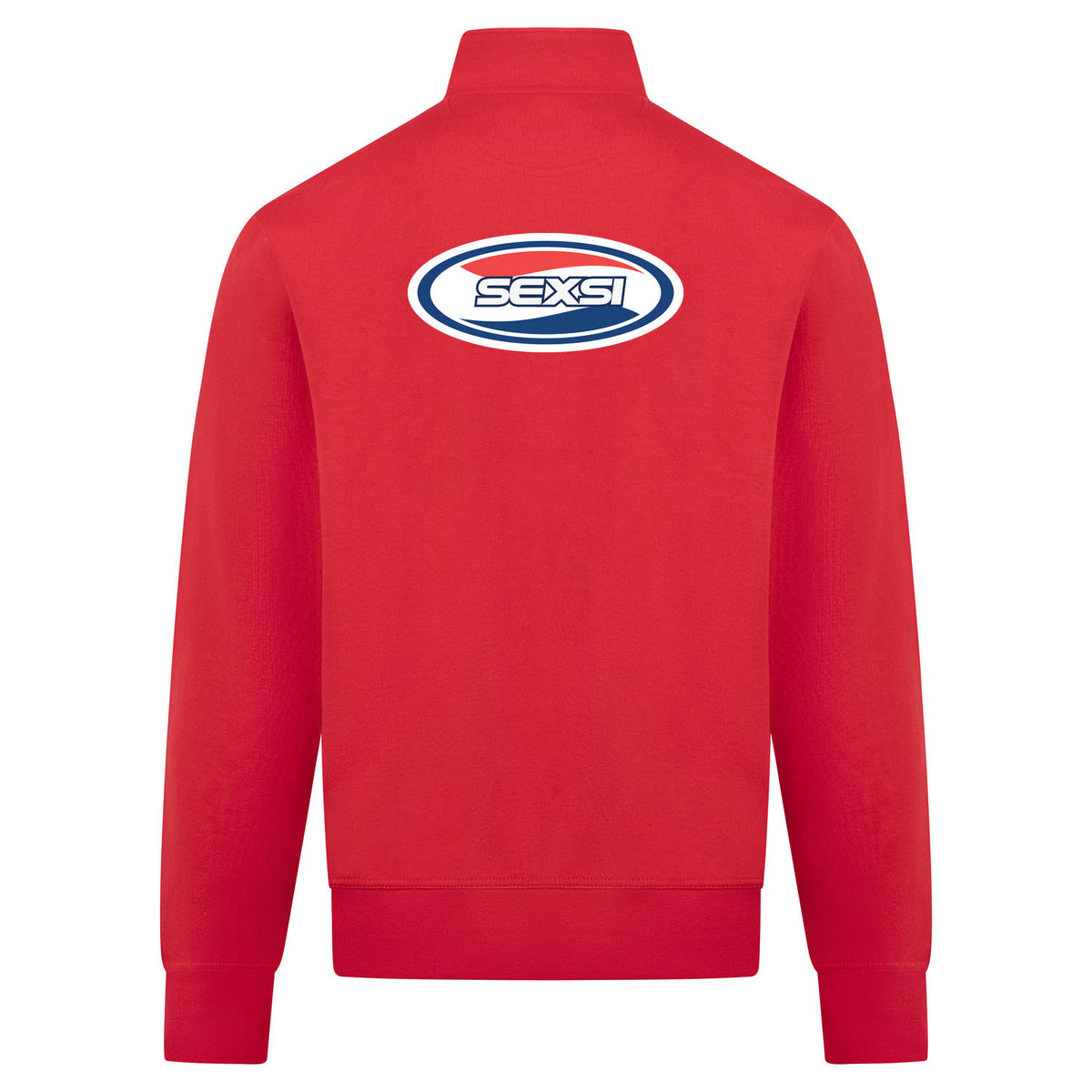 SEXSI Sweatvest – rood – back