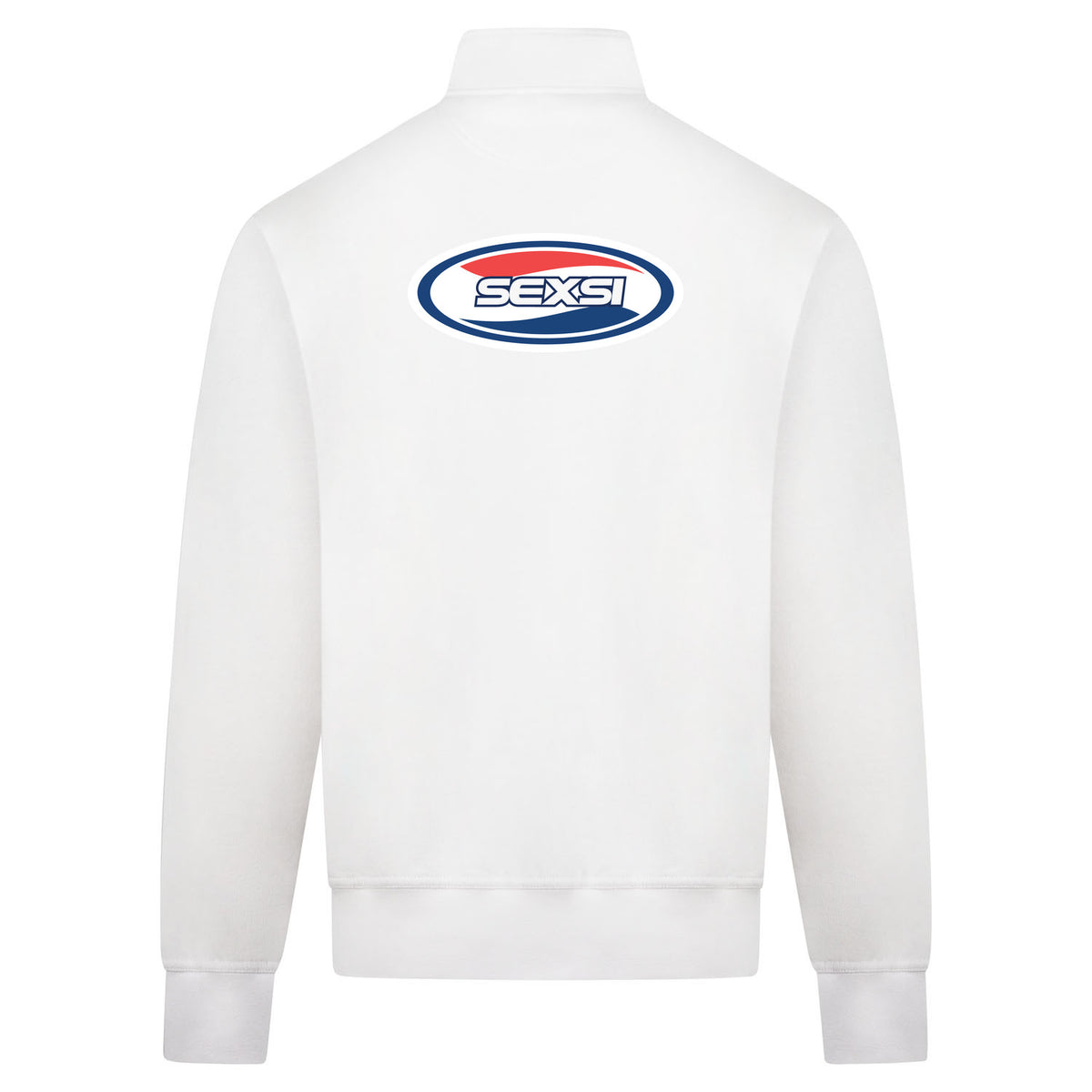 SEXSI Sweatvest – wit – back