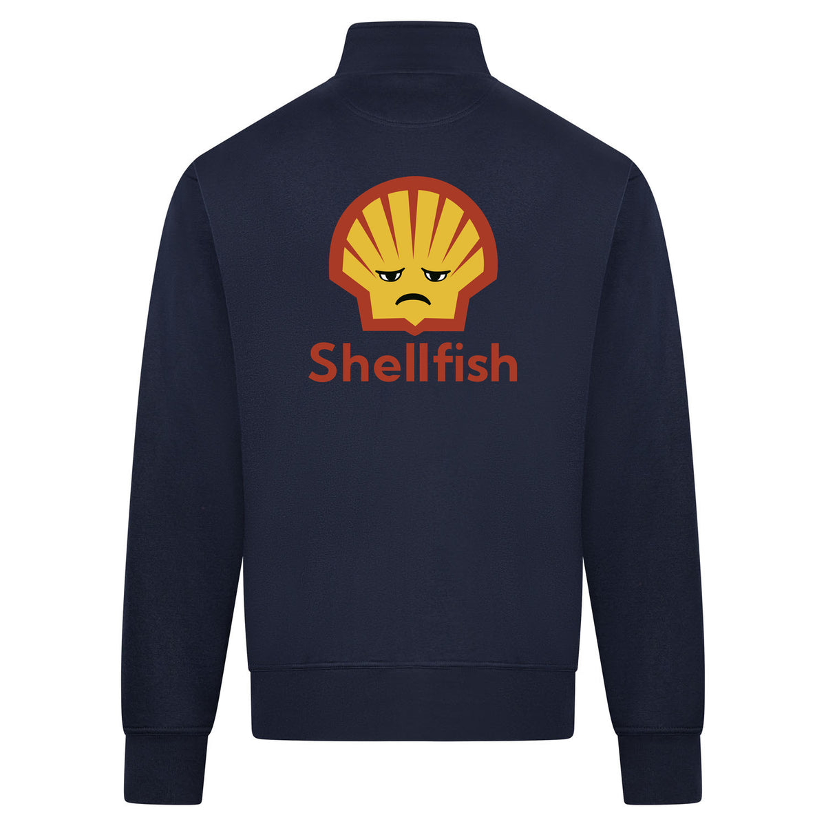Shellfish Sweatvest – navy – back