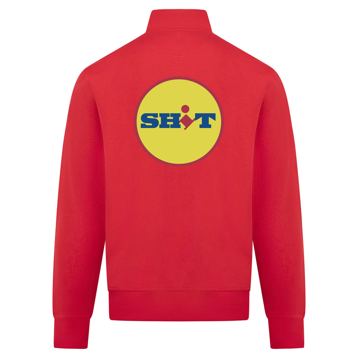 SHIT Sweatvest – rood – back