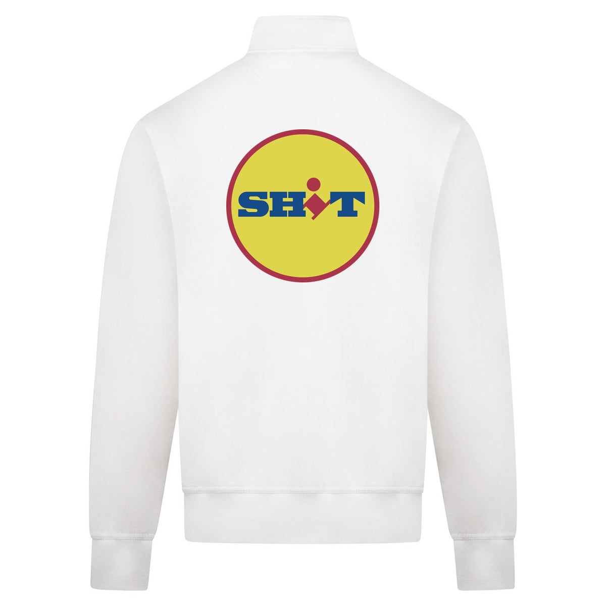 SHIT Sweatvest – wit – back