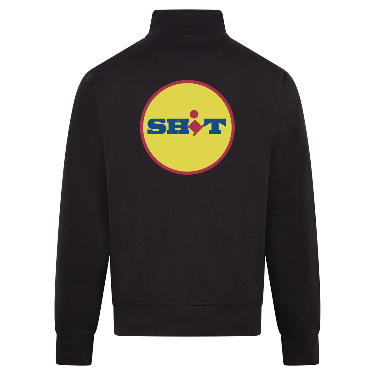 SHIT Sweatvest – zwart – back