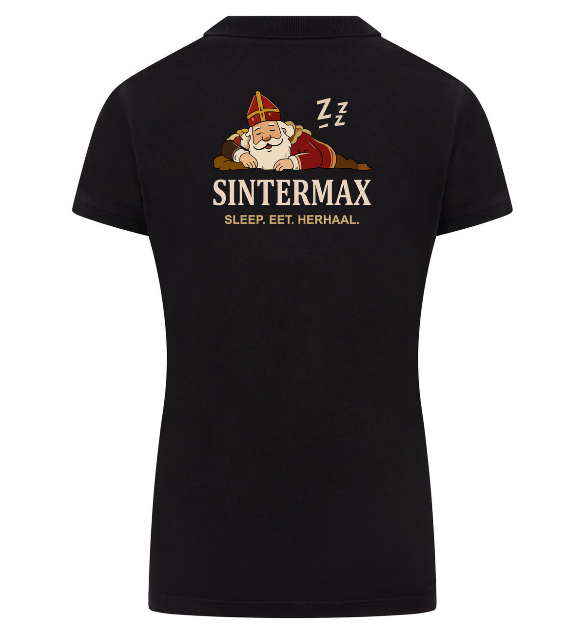 Sintermax Polo dames – zwart