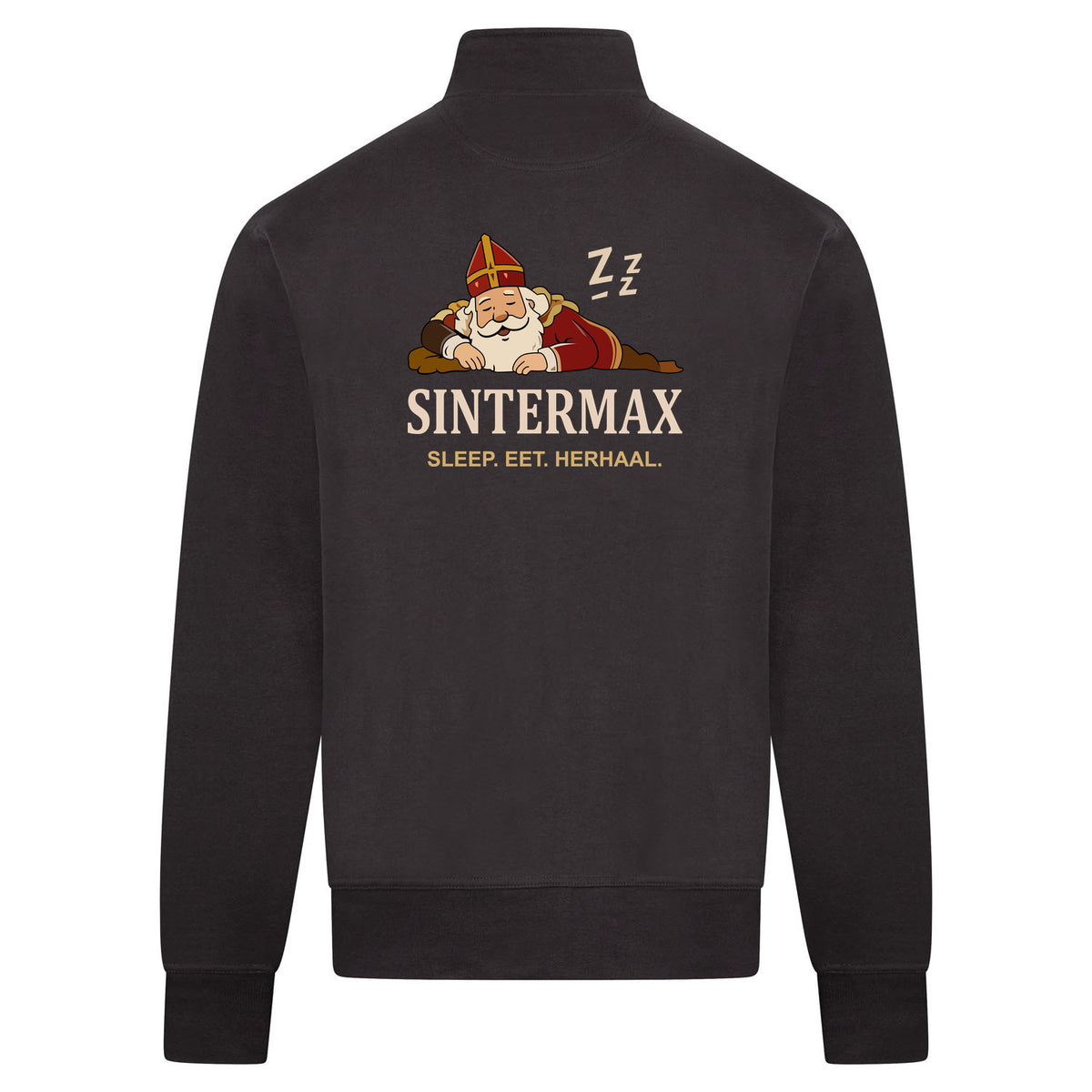 Sintermax Sweatvest – antraciet – back