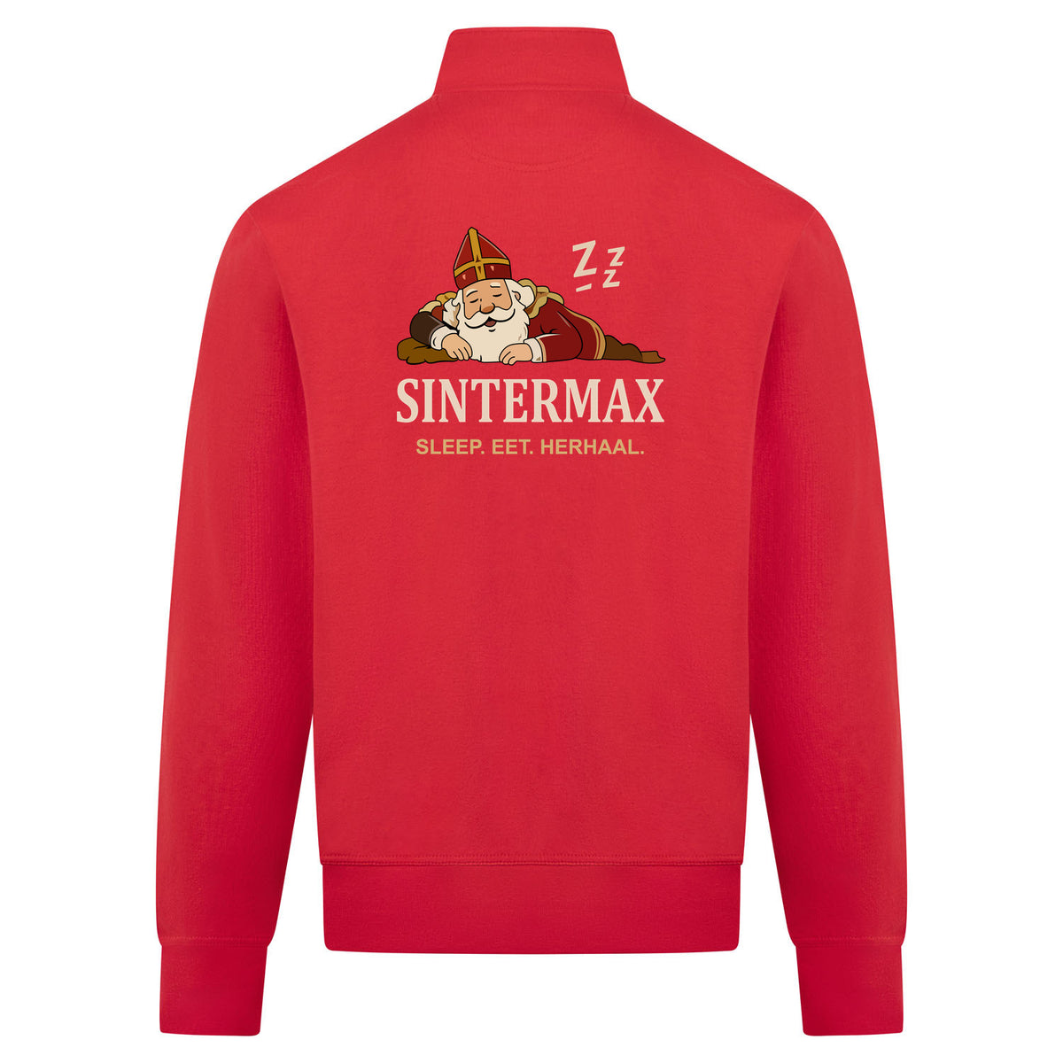 Sintermax Sweatvest – rood – back