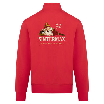 Sintermax Sweatvest – rood – back