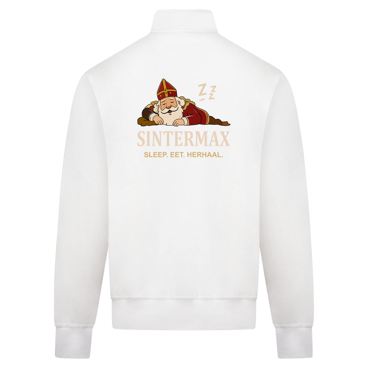 Sintermax Sweatvest – wit – back