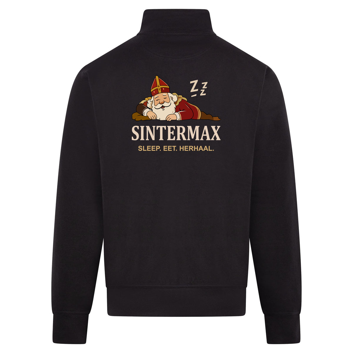 Sintermax Sweatvest – zwart – back