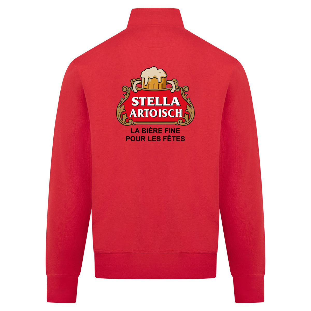 Stella Artoisch Sweatvest – rood – back