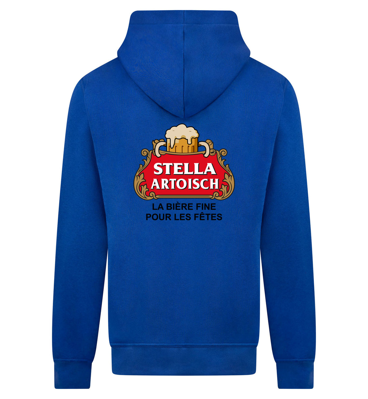 Stella Artoisch Hoodie met rits – blauw