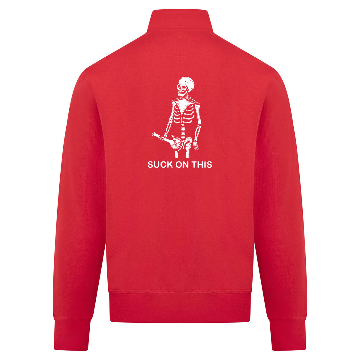 SUCK ON THIS Sweatvest – rood – back