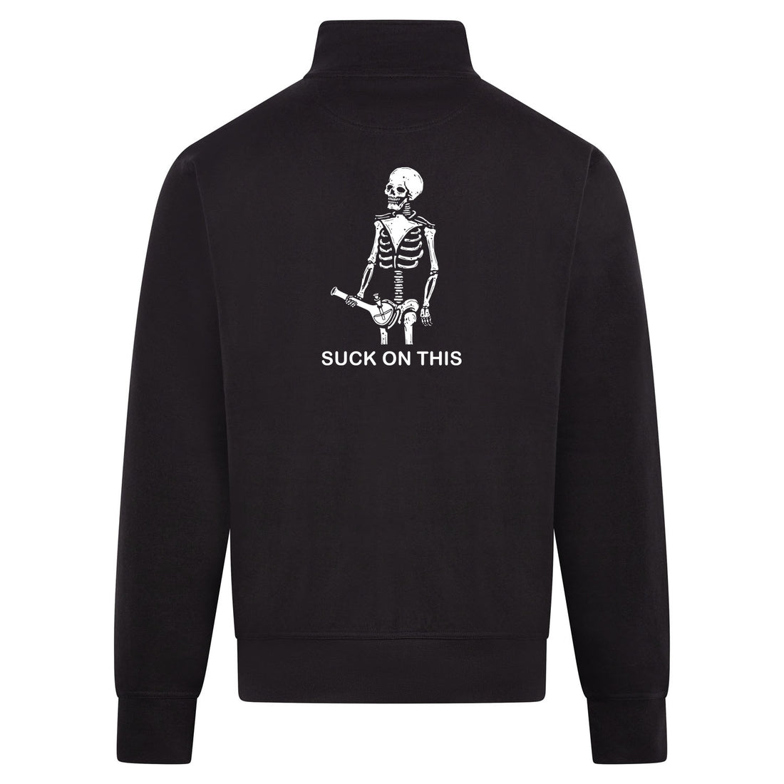 SUCK ON THIS Sweatvest – navy – back
