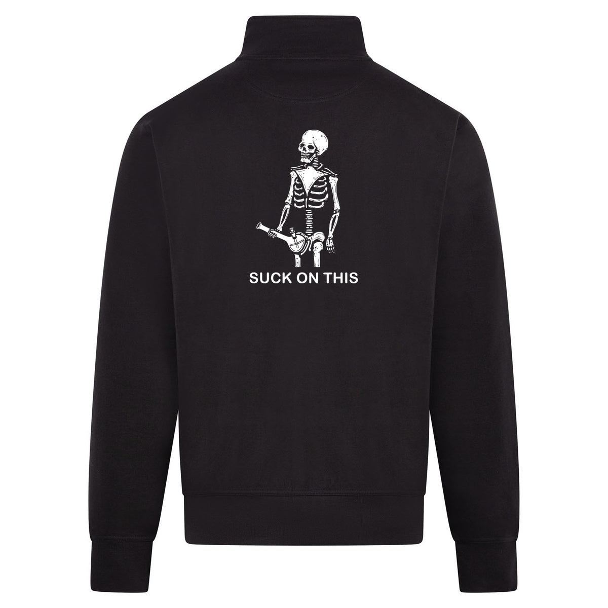 SUCK ON THIS Sweatvest – zwart – back