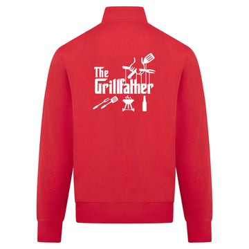 THE GRILLFATHER Sweatvest – rood – back