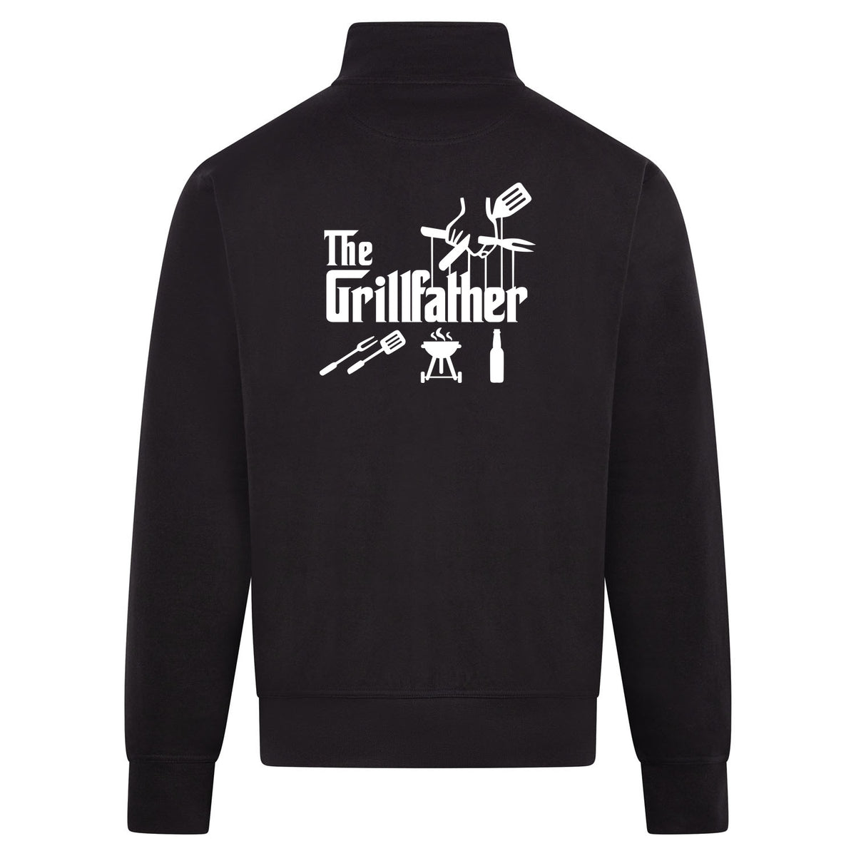 THE GRILLFATHER Sweatvest – zwart – back
