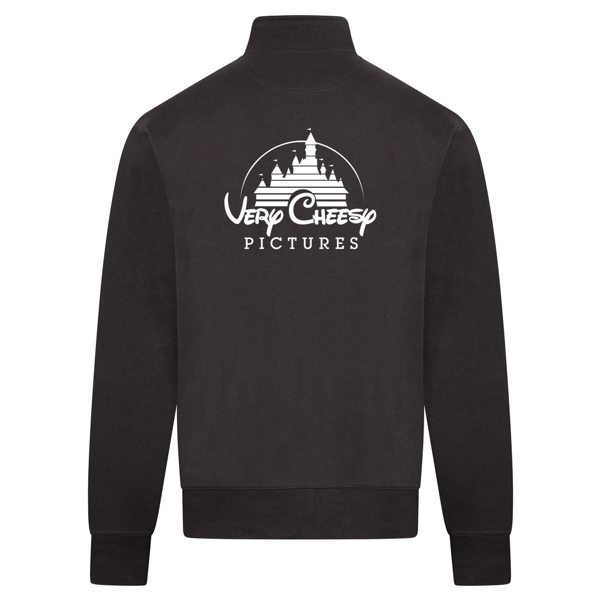 VERY CHEESY Sweatvest – antraciet – back
