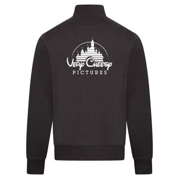 VERY CHEESY Sweatvest – antraciet – back