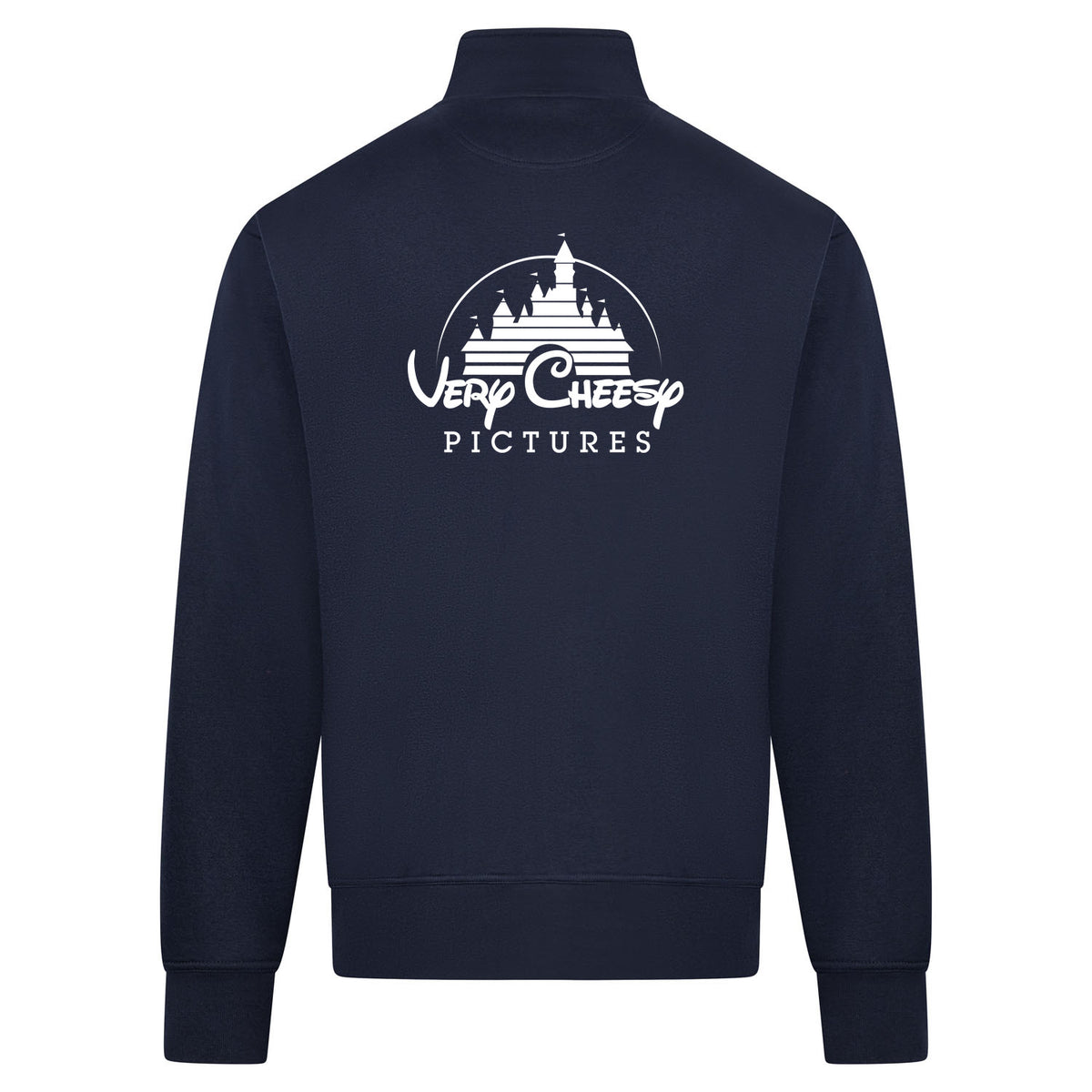 VERY CHEESY Sweatvest – navy – back