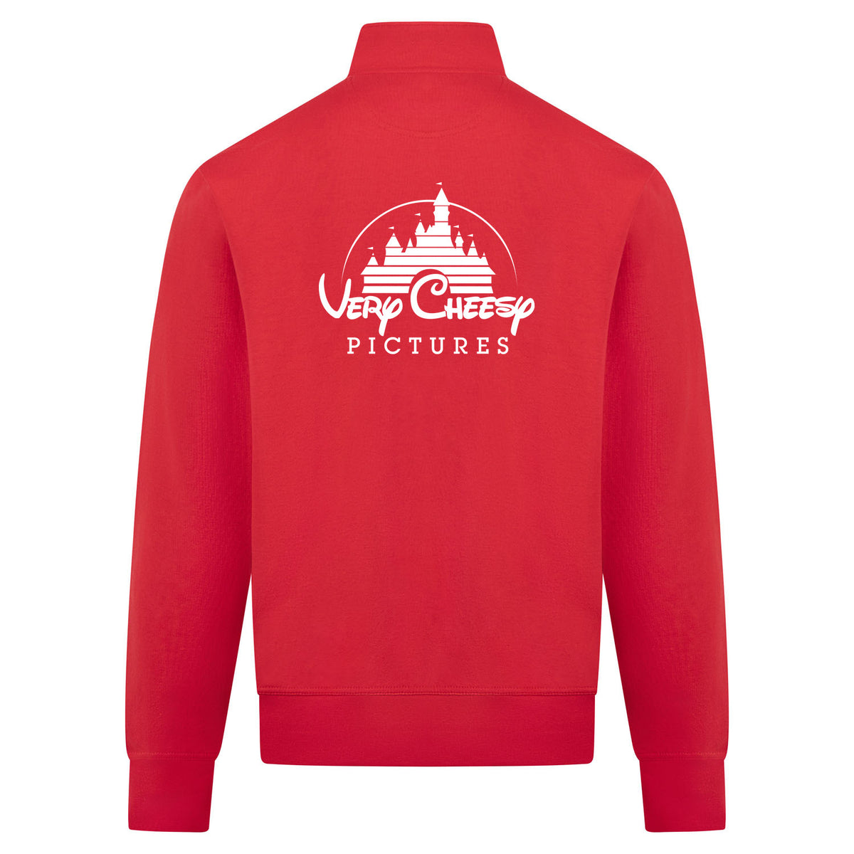 VERY CHEESY Sweatvest – rood – back