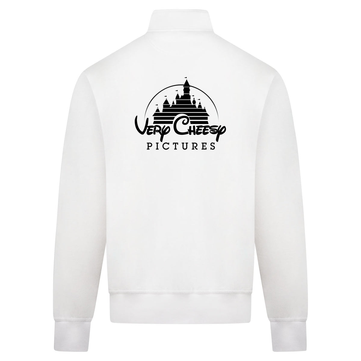 VERY CHEESY Sweatvest – wit – back