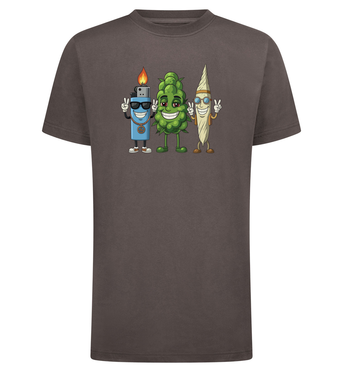 WEED T-Shirt – grijs