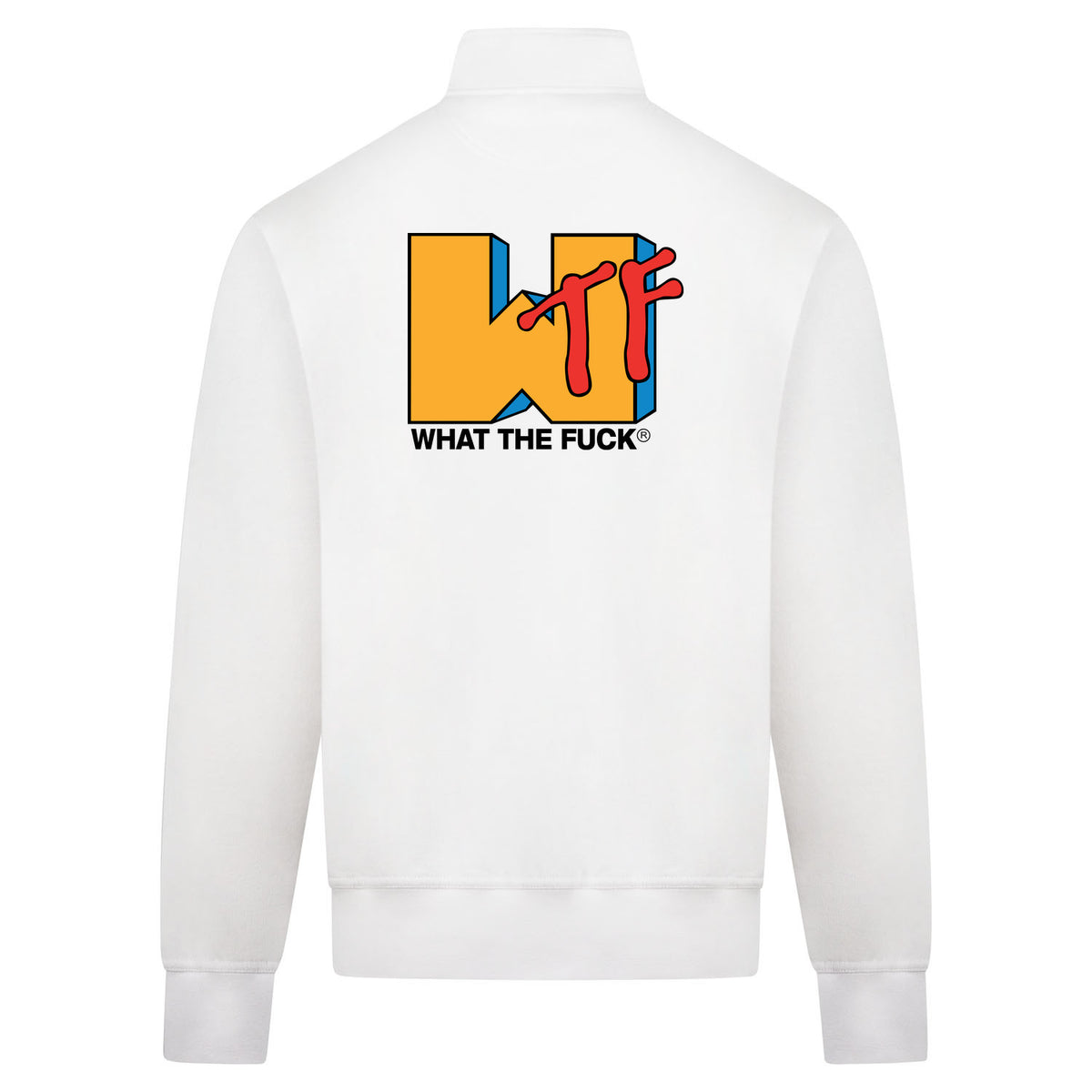 WHAT THE FUCK Sweatvest – wit – back