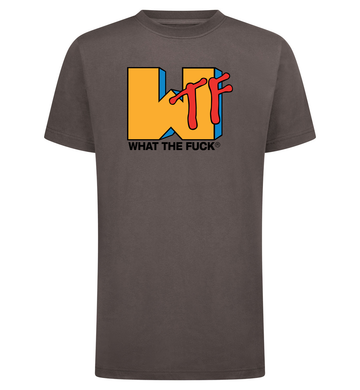 WHAT THE FUCK T-Shirt – grijs