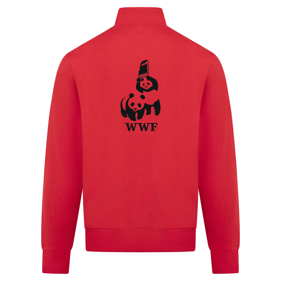 WWF Sweatvest – rood – back