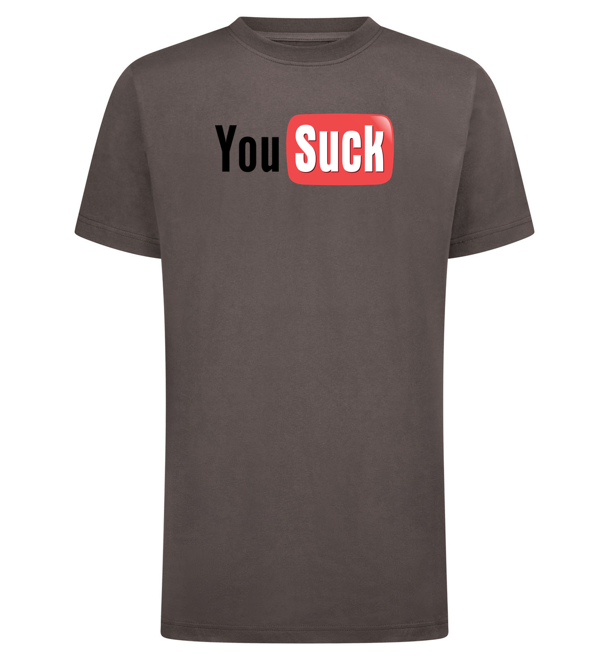 You Suck T-Shirt – grijs
