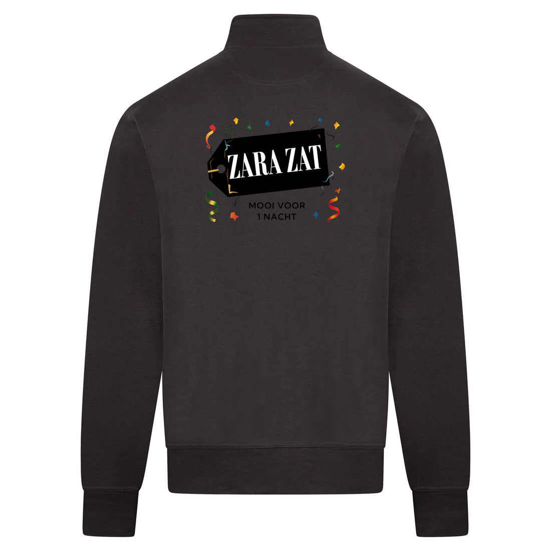 Zarazat Sweatvest – antraciet – back