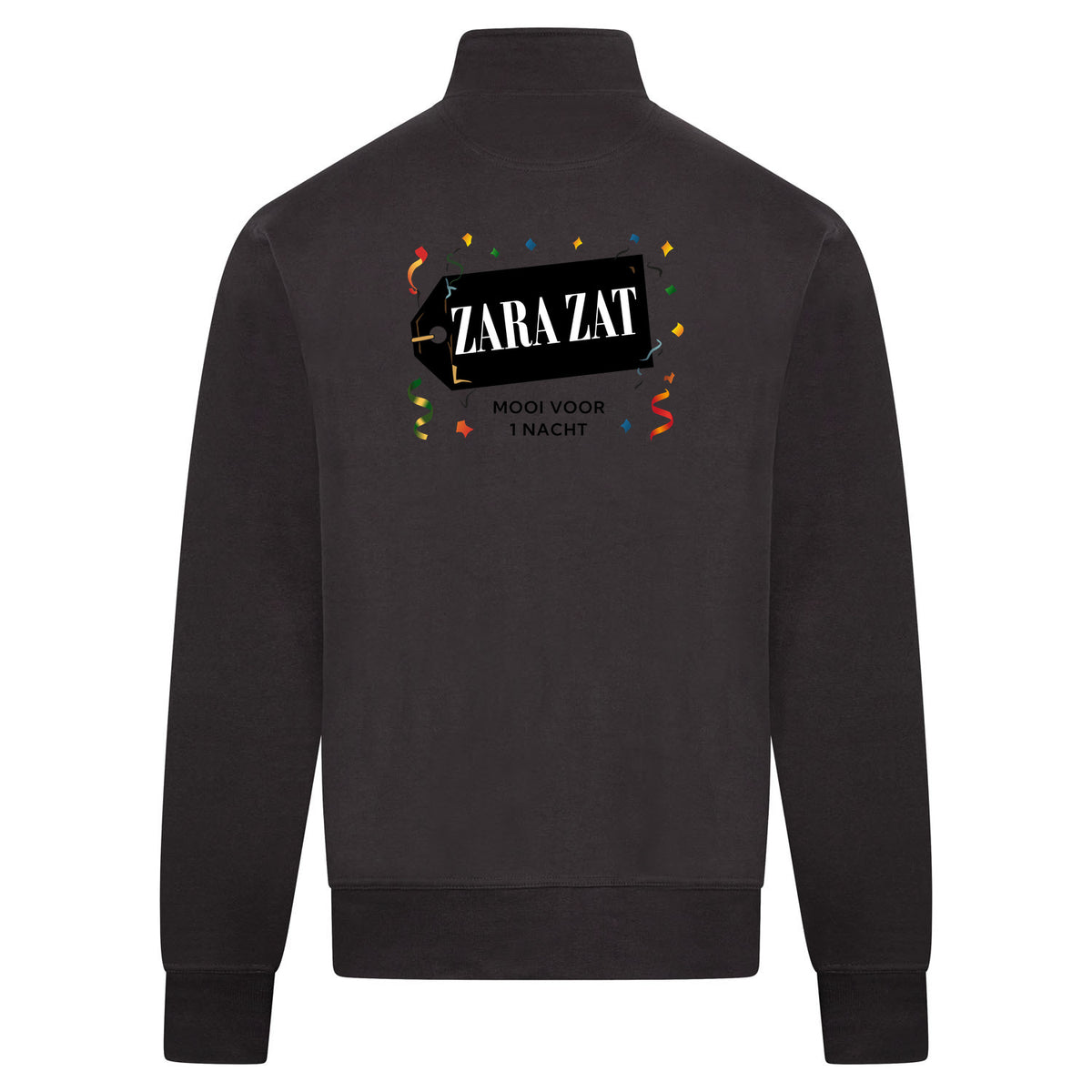 Zarazat Sweatvest – antraciet – back