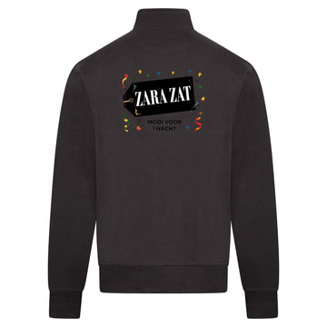 Zarazat Sweatvest – antraciet – back