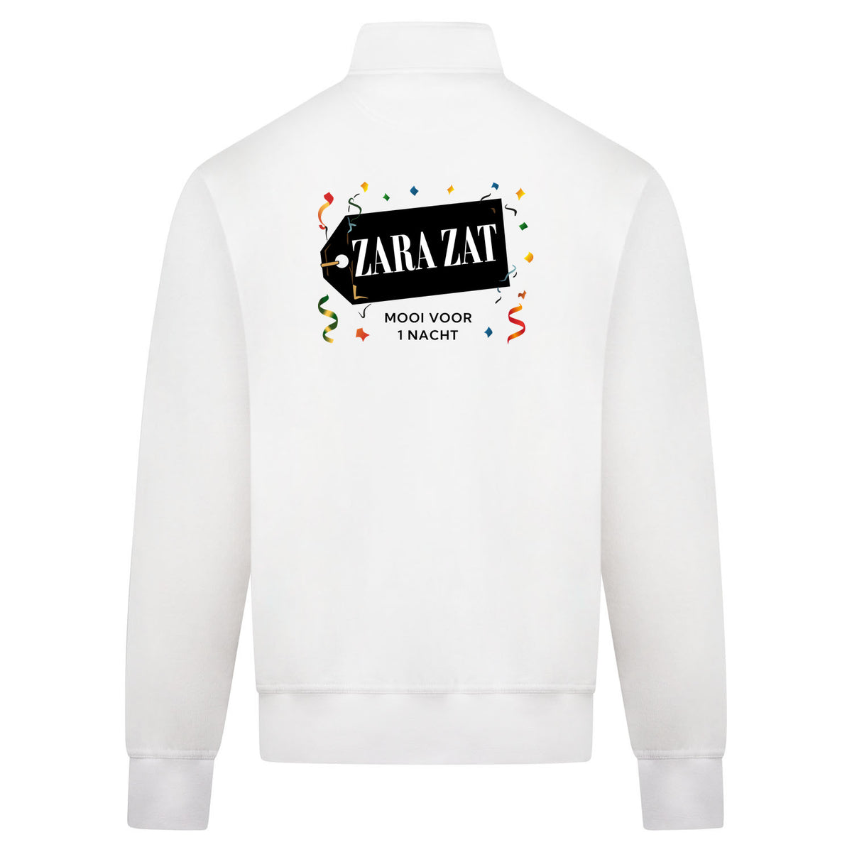 Zarazat Sweatvest – wit – back
