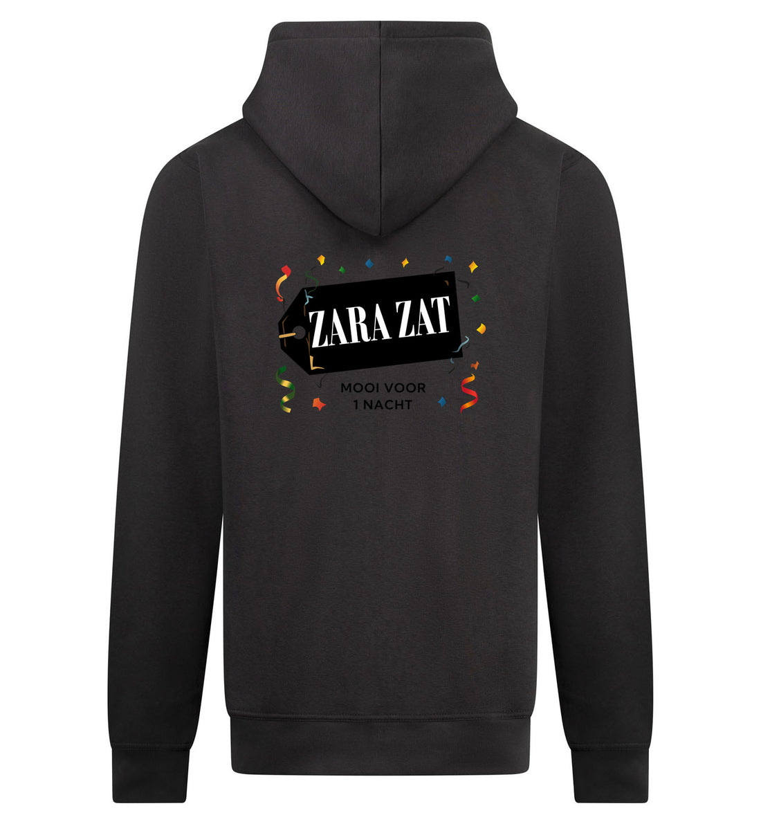 Zarazat Hoodie met rits – grijs
