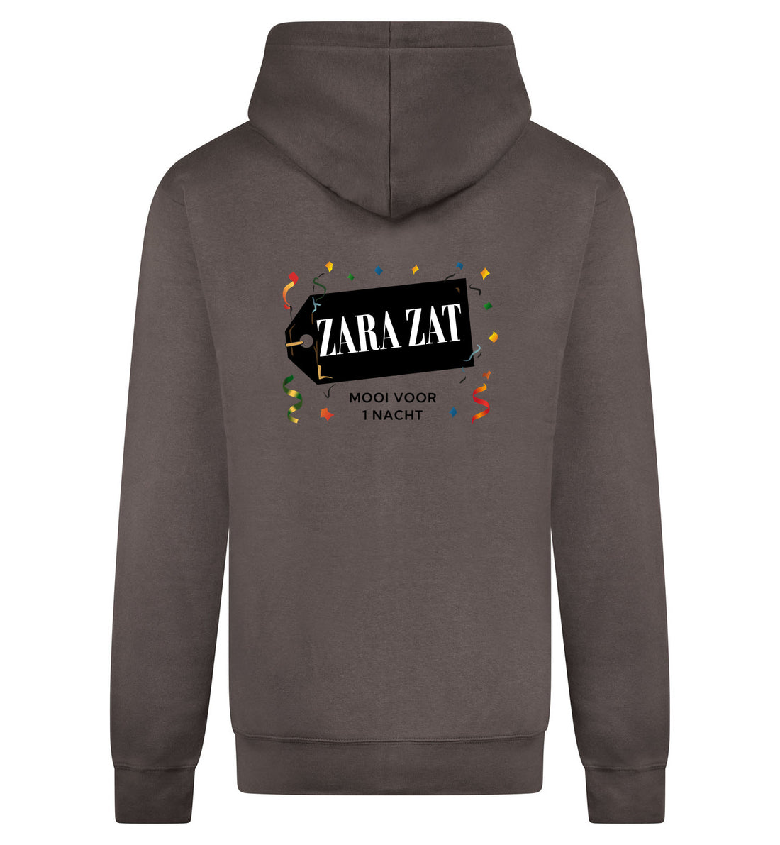 Zarazat Hoodie met rits – grijs
